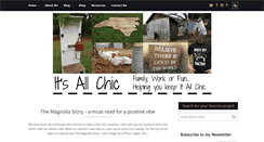 Desktop Screenshot of itsallchic.com